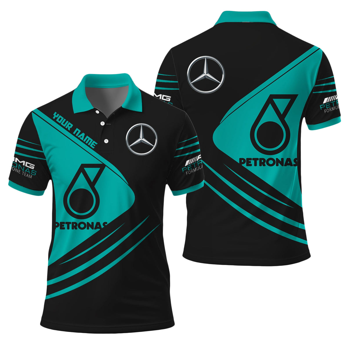 Personalized Merc AMG Petronas 3D Full Printing Set ,Merc AMG Petronas Shirt , Hoodie , Short , Polo ,hawaii V6