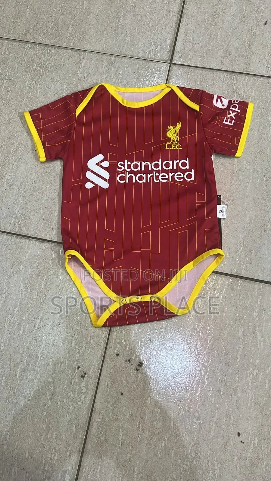 Customized Liverpool Soccer Jersey , Baby Rib Bodysuit Sizes V7