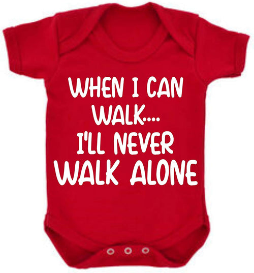 Customized Liverpool Never Walk Alone Soccer Jersey , Baby Rib Bodysuit Sizes