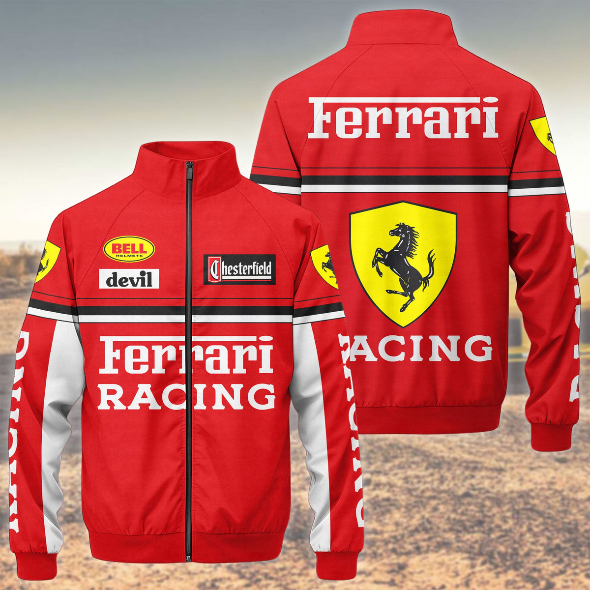 S.F Racing Sport Zipper Stand Collar Jacket