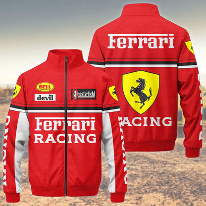S.F Racing Sport Zipper Stand Collar Jacket