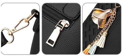 Pors Custom Name Classic Leather Handbag