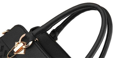 BW Custom Name Classic Leather Handbag