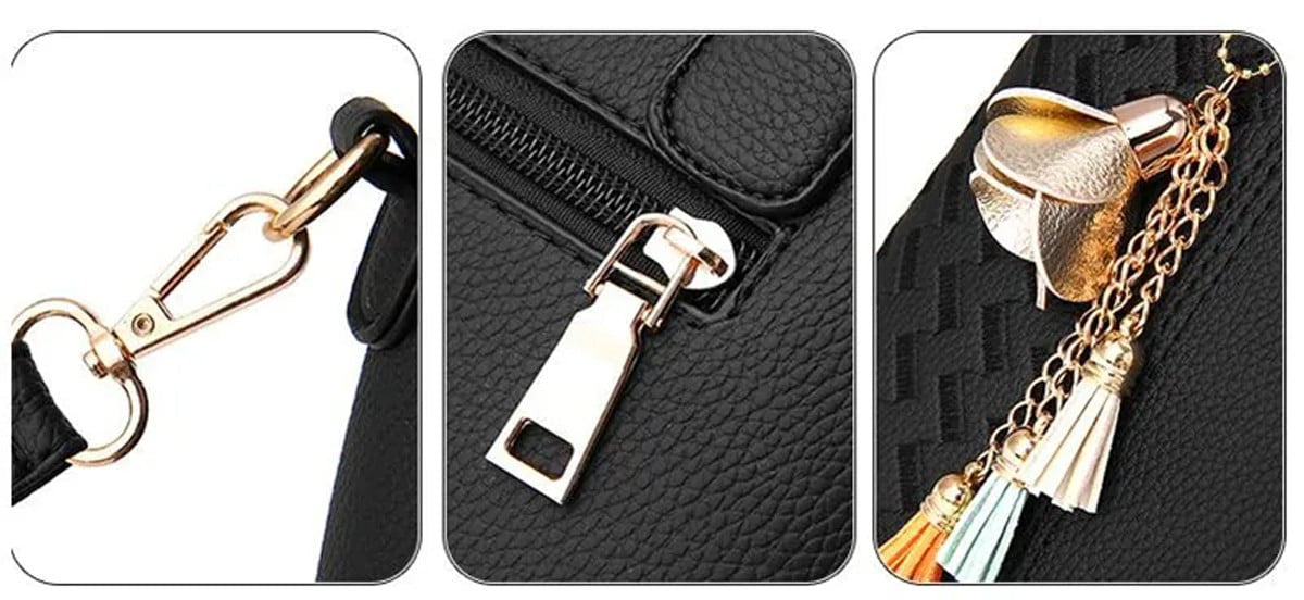 BW Custom Name Classic Leather Handbag
