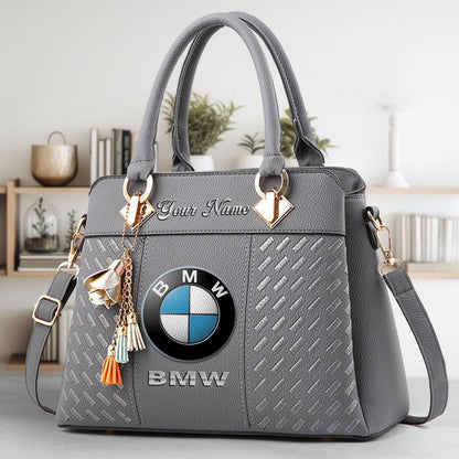 BW Custom Name Classic Leather Handbag