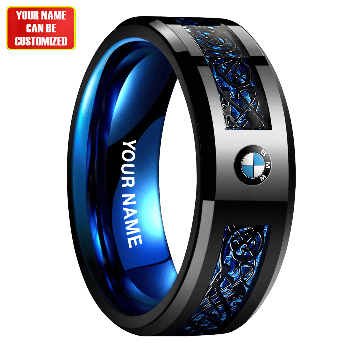 Personalized Bw elegant Custom Alloy Ring