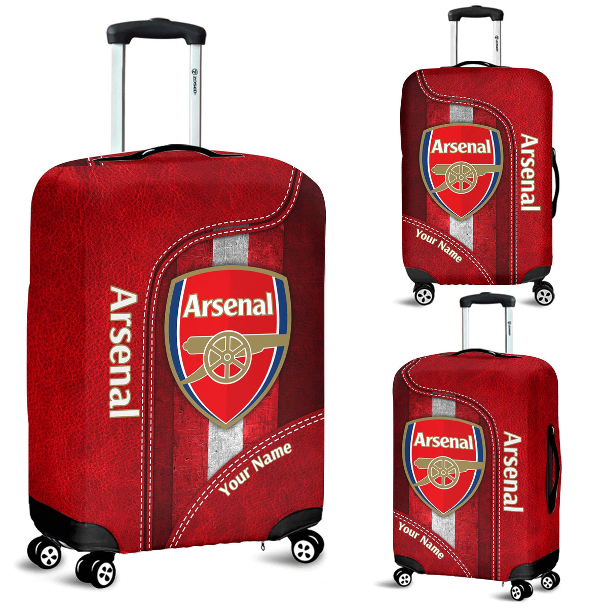 Personalized Arsenal Luggage Cover