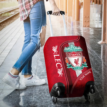Personalized Liverpool Luggage Cover
