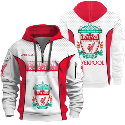 Personalized Liverpool Q6 3D Zip-Hoodie Cotton Jacket
