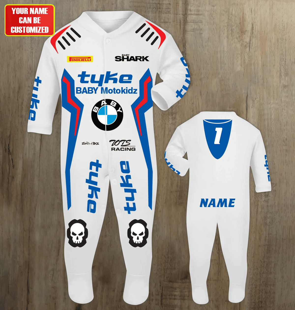 BW Racing Customized Baby Rib Sleepwear