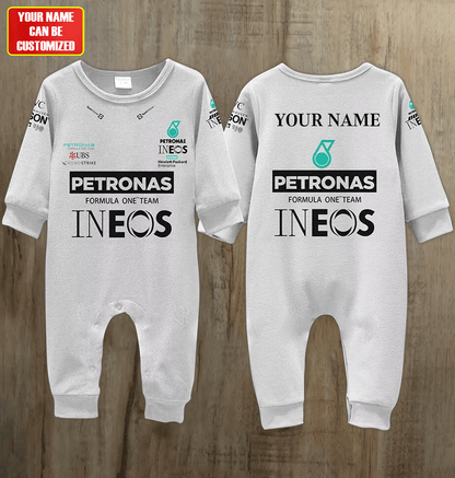 Merc Petronas Racing Customized Baby Rib Sleepwear V2