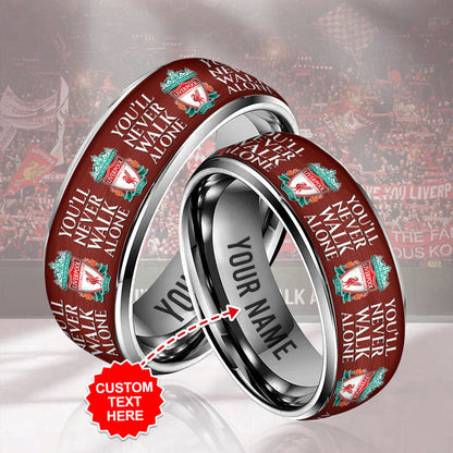Personalized Liverpool Custom Alloy Ring