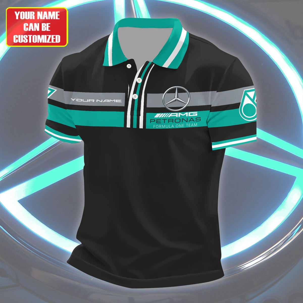 Personalized Merc AMG Petronas 3D Full Printing Set ,Merc AMG Petronas Shirt , Hoodie , Short , Polo ,hawaii V7