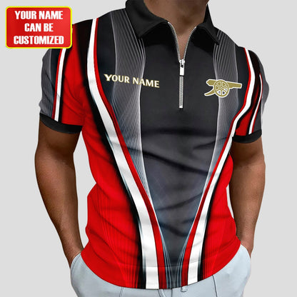Personalized Arsenal 3D Full Printing Set , Arsenal Shirt , Zipper Polo, Hoodie , Short , Polo ,hawaii V5