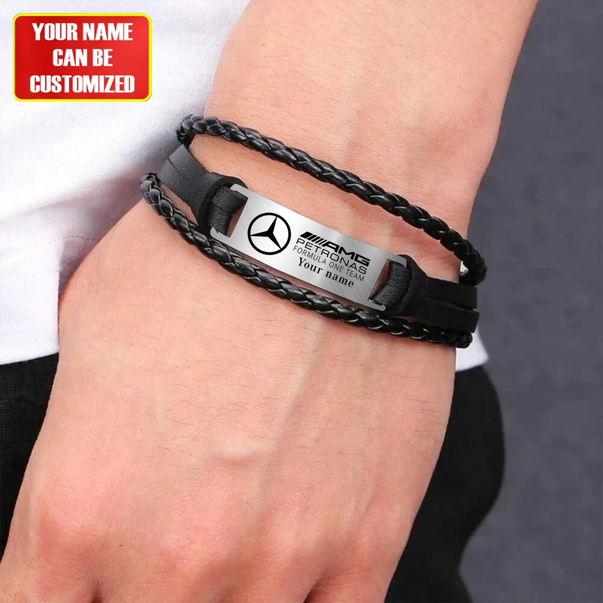 Merc AMG Petronas Personalized Handmade Bracelet Gift For Fans