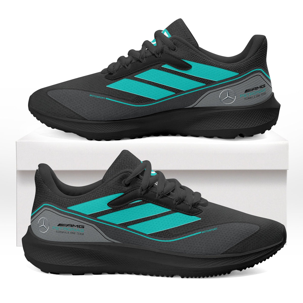 Merc AMG Petronas Running Motorsport Chunky Custom Sneaker