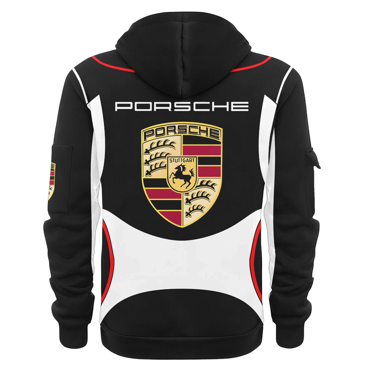 Personalized Pors Motorsport 3D Cotton Hoodie and Sweatpants set