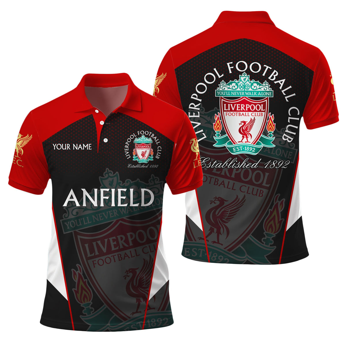 Personalized LVP Anfield 3D Full Printing Set ,LVP Anfield Shirt , Hoodie , Short , Polo ,hawaii