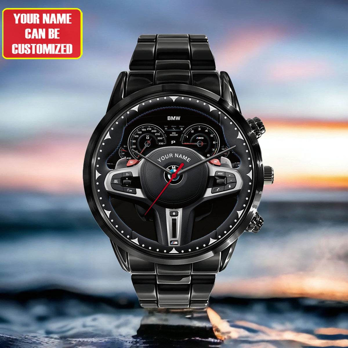 Personalized BW Cockpit Luxury Stainless Steel Watch V5