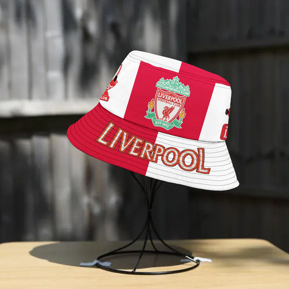 LFC Embroidery Pattern Bucket Hat