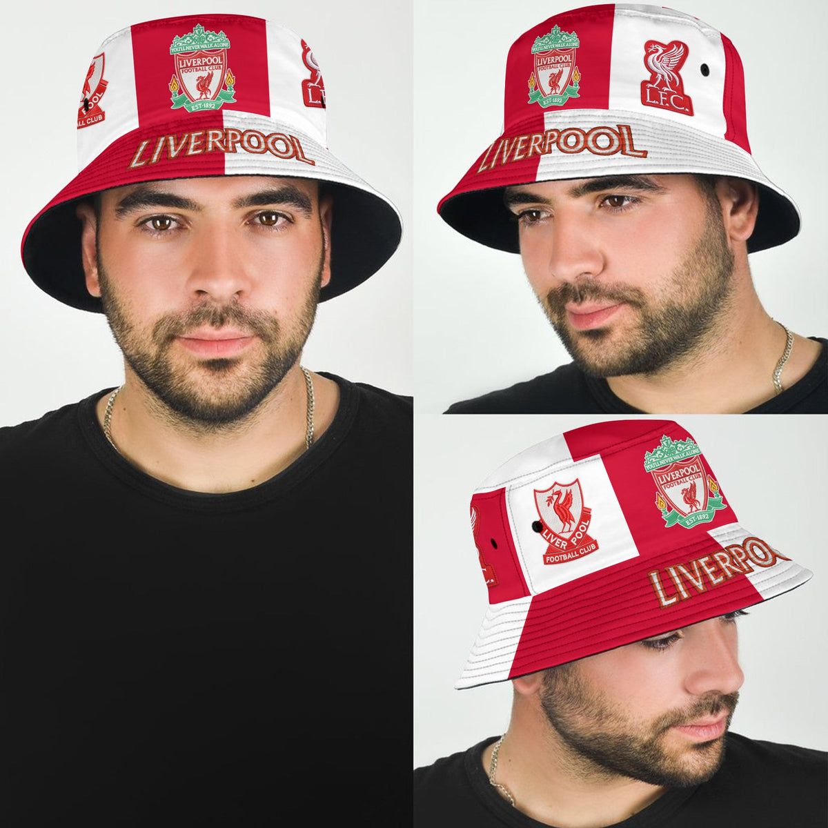 LFC Embroidery Pattern Bucket Hat