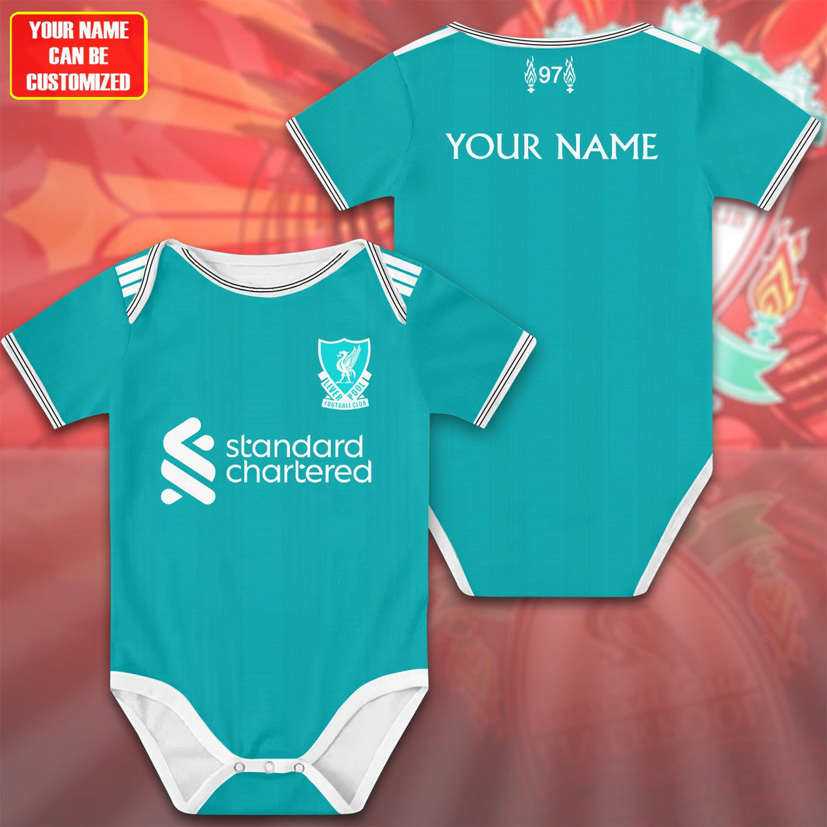 Customized LVP Third Soccer Jersey , Baby Rib Bodysuit Sizes