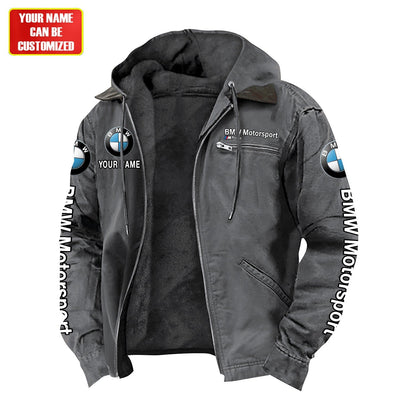 Personalized BW Motorsport Fur lining Paddle Jacket P150905