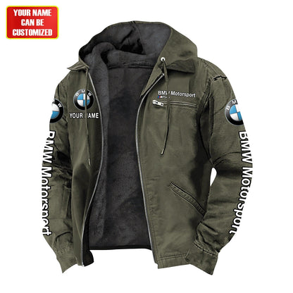Personalized BW Motorsport Fur lining Paddle Jacket P150905
