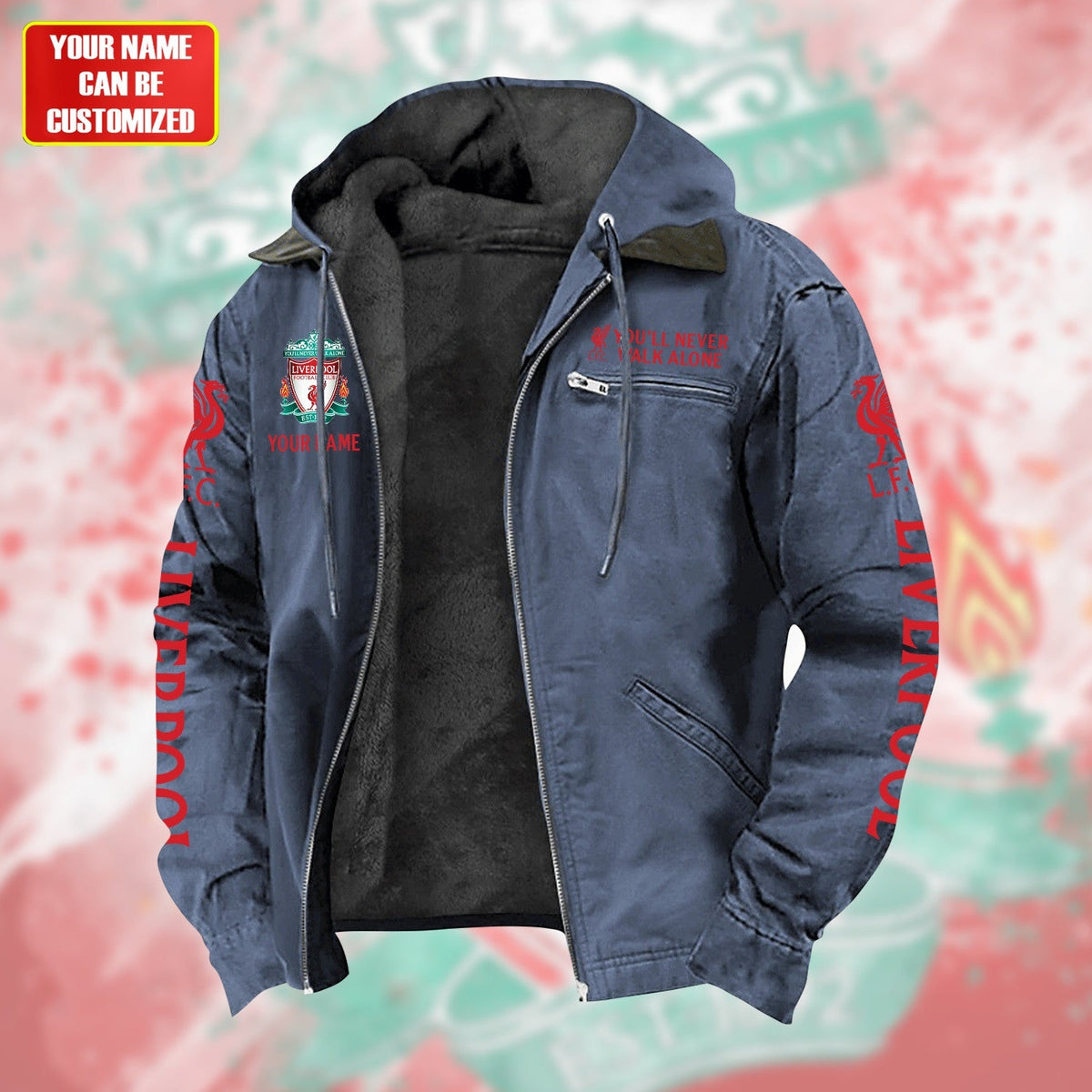 Personalized LVP Fur lining Paddle Jacket