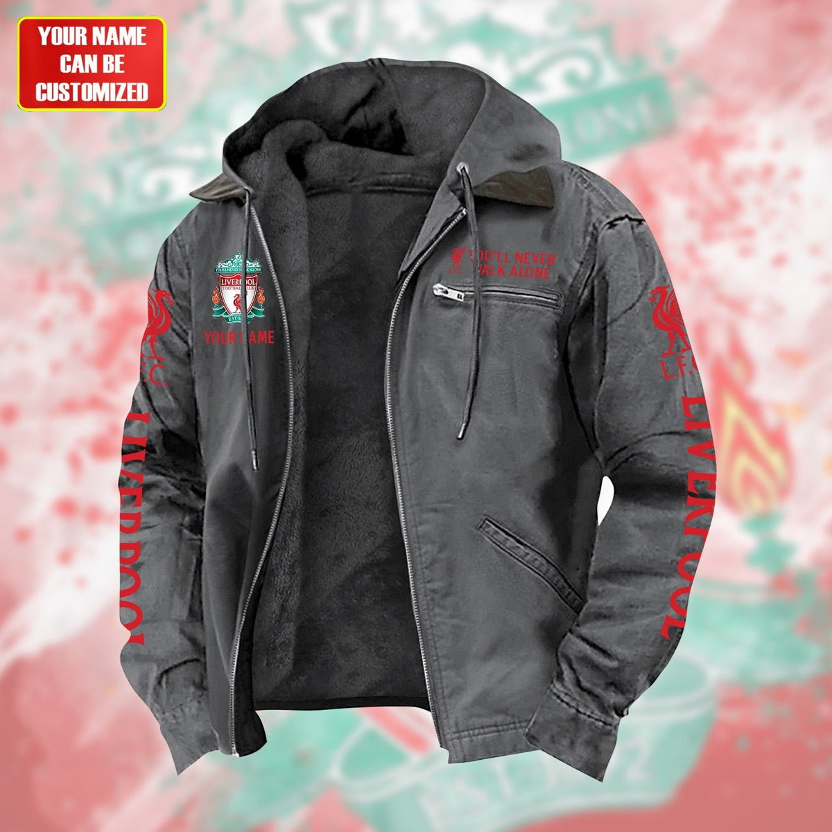 Personalized LVP Fur lining Paddle Jacket