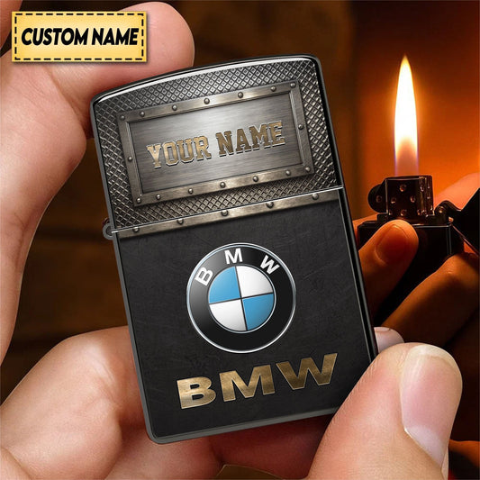 Personalized BW Metal Zippo Lighter