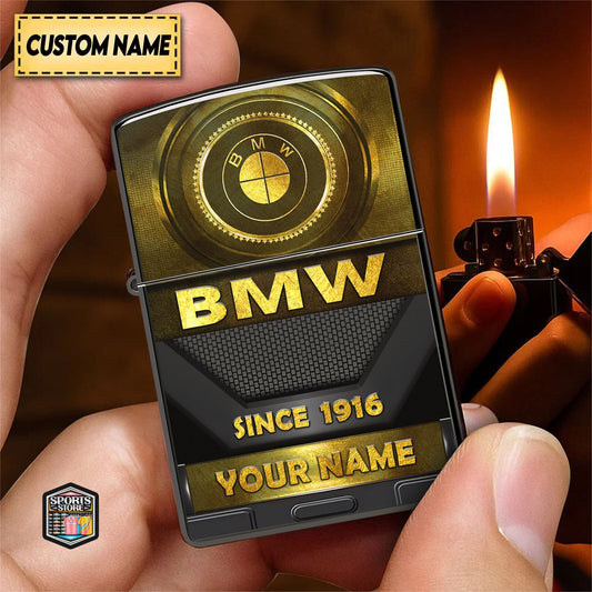 Personalized BW Golden Luxury Zippo Lighter