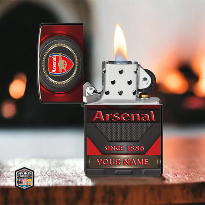 Personalized Arsenal Luxury Zippo Lighter