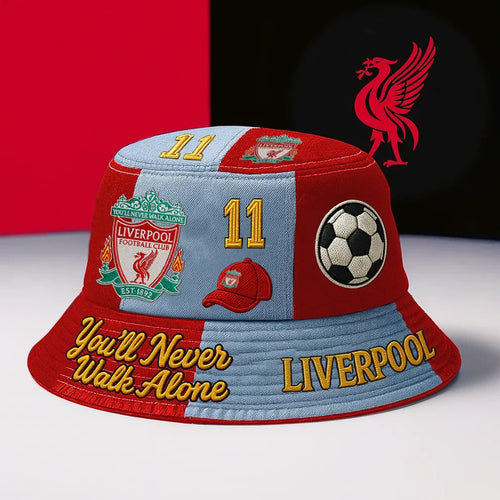 LVP Embroidery Pattern Bucket Hat