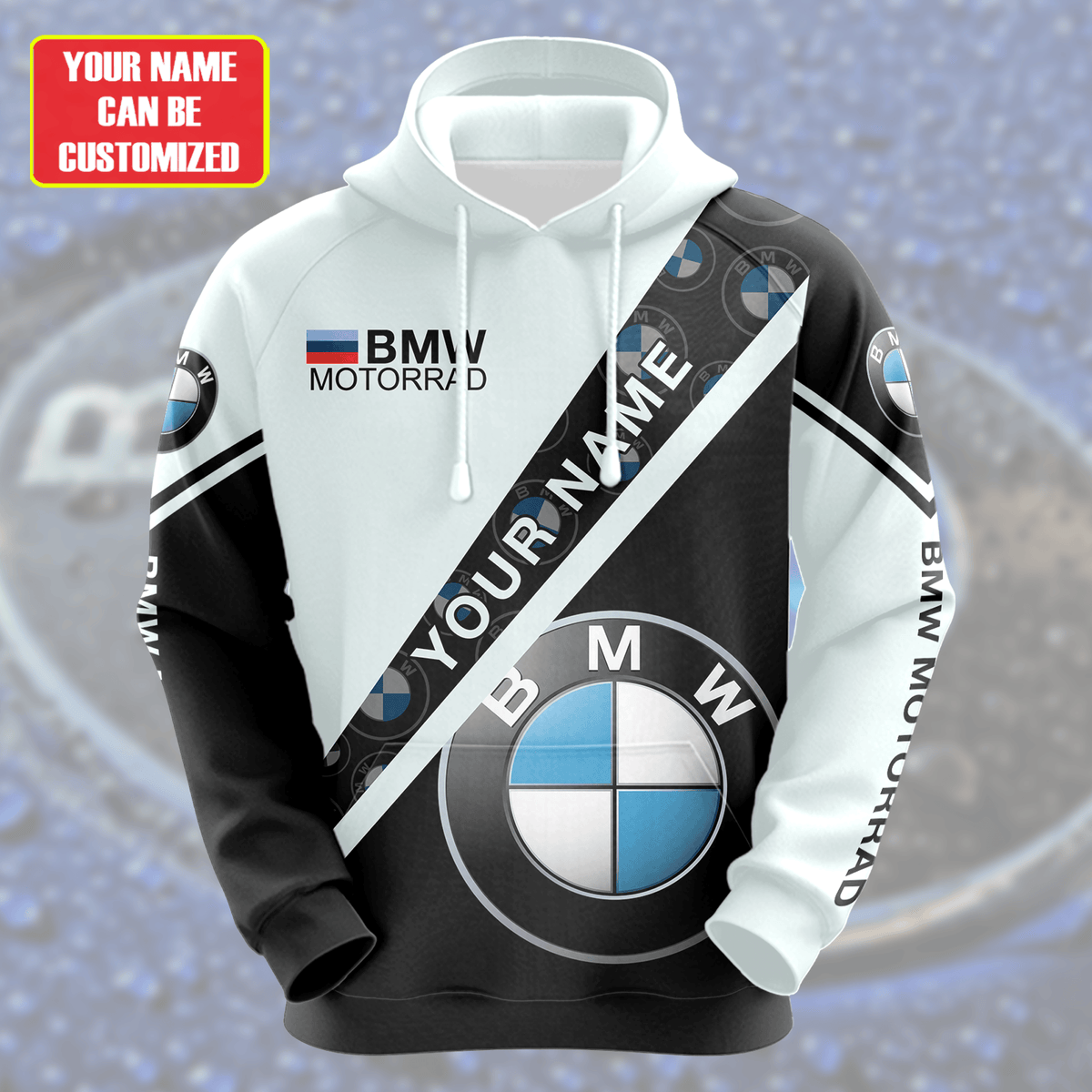 Personalized BW Motorrad Sport 3D All over Printed Hoodie and Sweatpants set