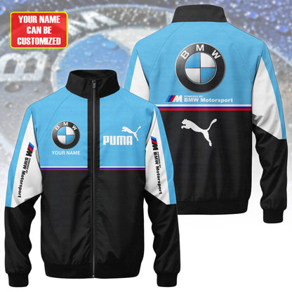 Personalized BW X PM Zipper Stand Collar Jacket & Sweatpants