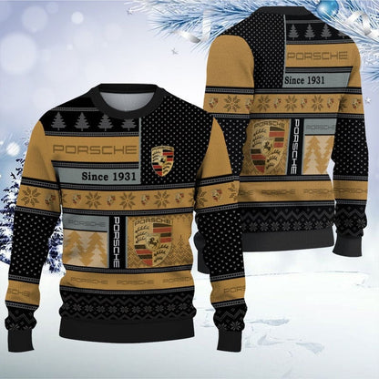 Pors Ugly Christmas Sweater , Unisex Wool Sweater
