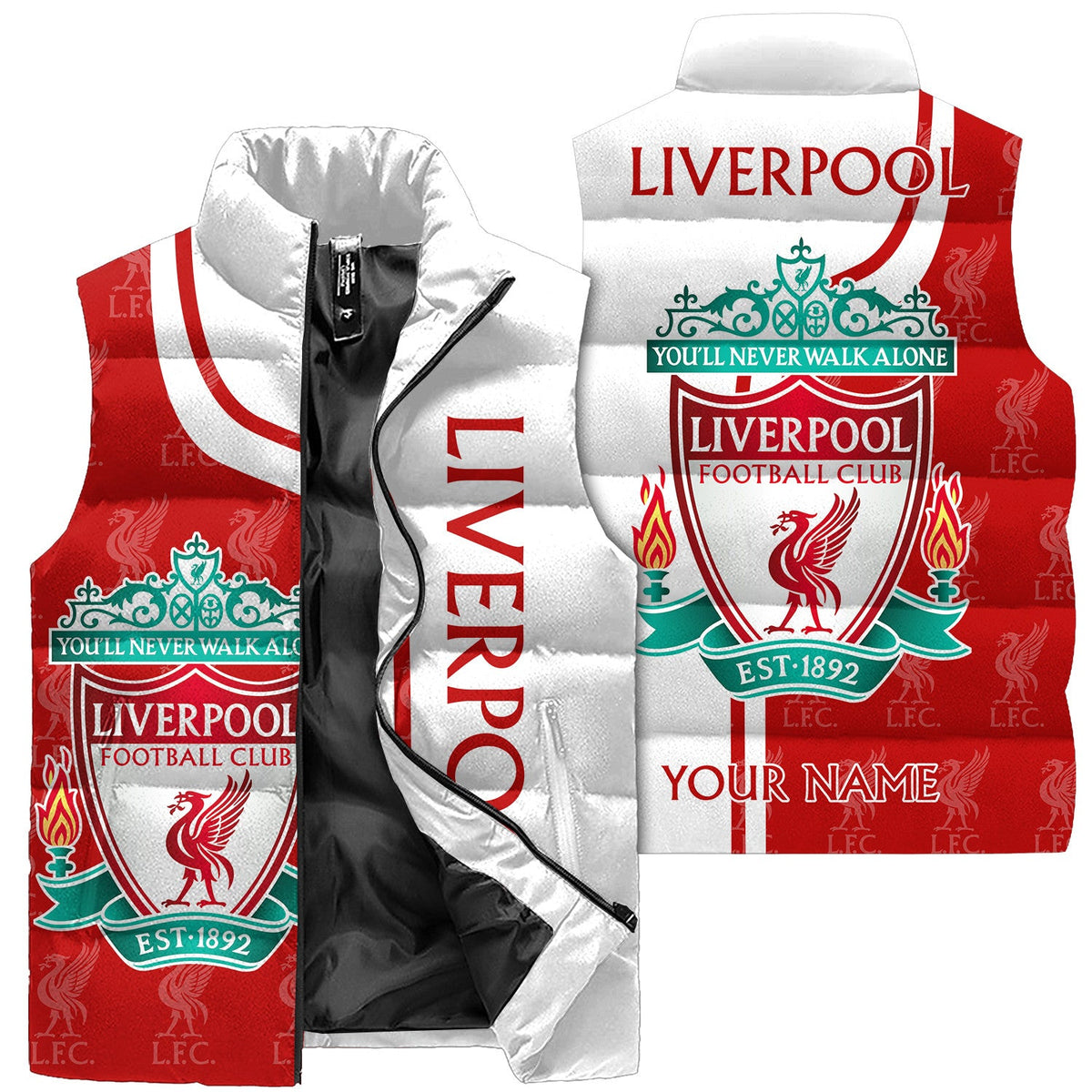 LFC Sleeveless Windproof Puffer Jacket 3D