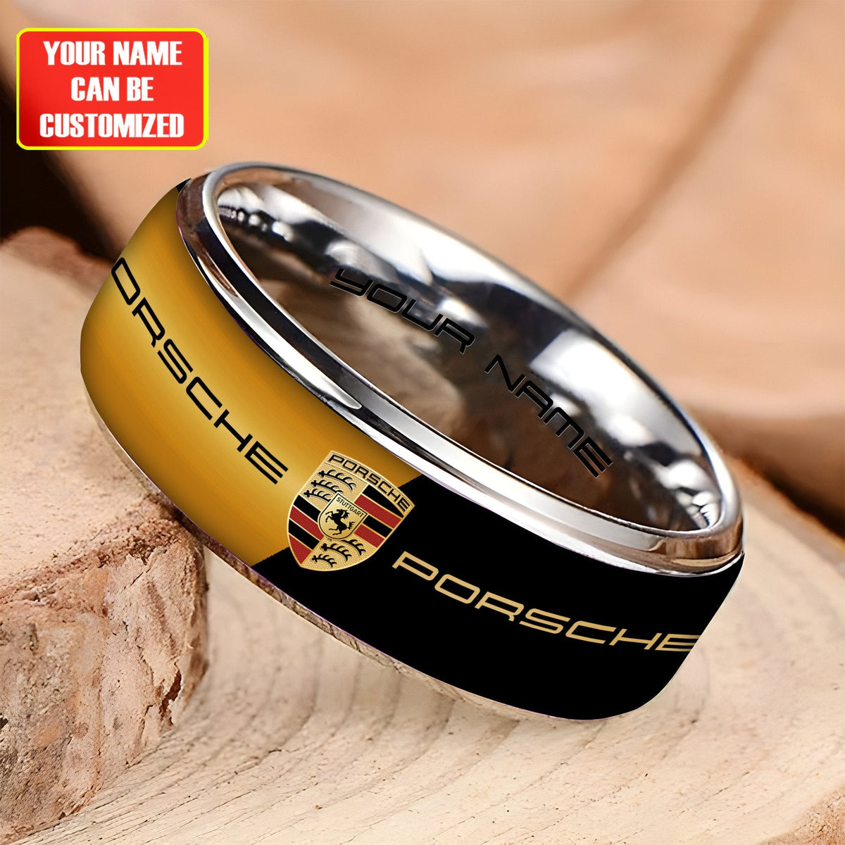 Personalized Porsche Custom Alloy Ring