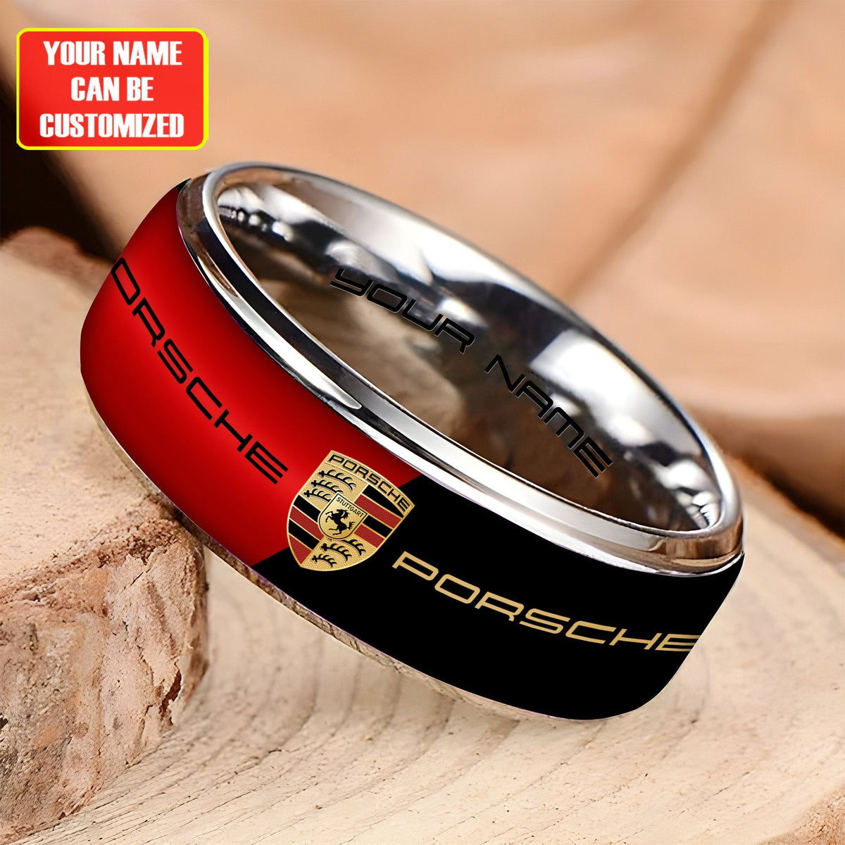 Personalized Porsche Custom Alloy Ring