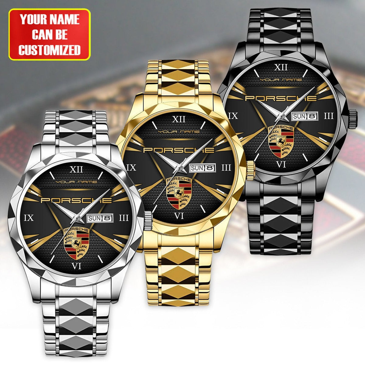 Personalized Pors Luxury Alloy Charley Watch