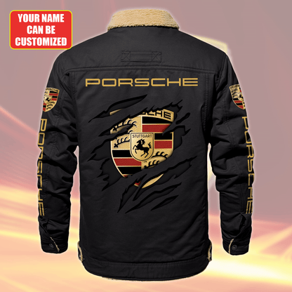 Personalized Pors Fleece Thermal Cotton Jacket P021003