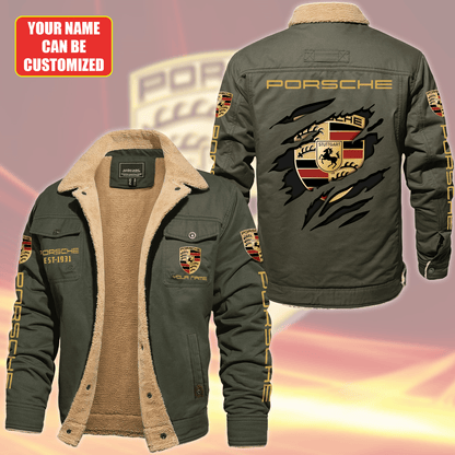 Personalized Pors Fleece Thermal Cotton Jacket P021003