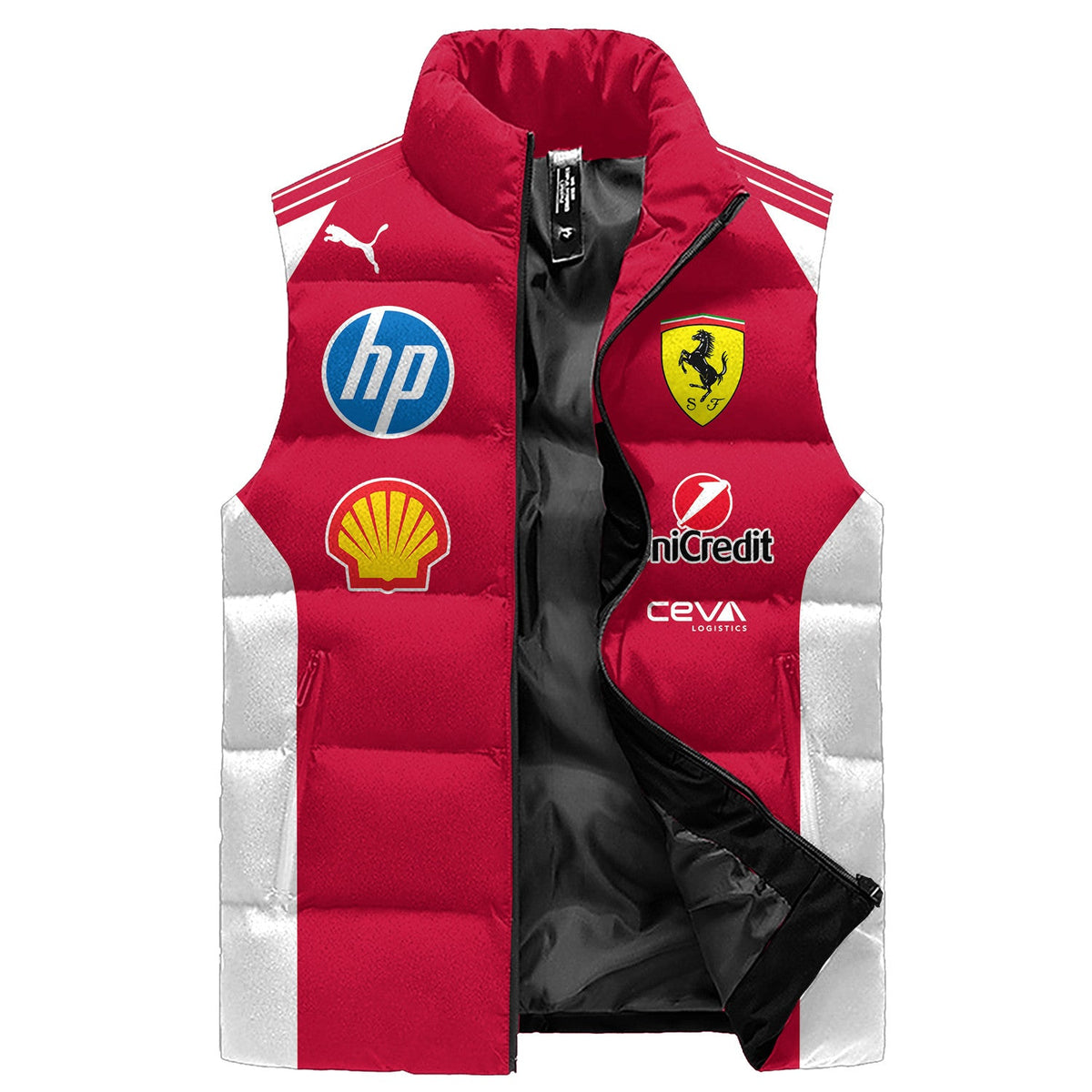 S.F Sleeveless Windproof Puffer Jacket P021002