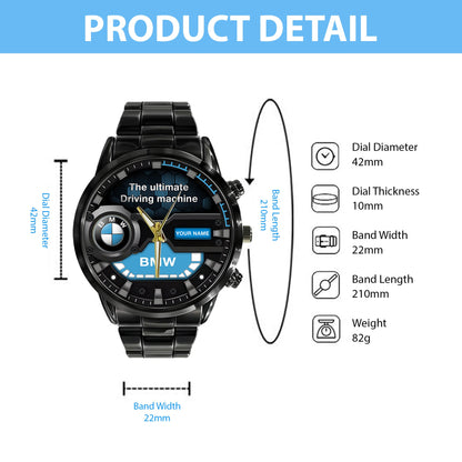 Personalized BW Ultimate Luxury Stainless Steel Watch