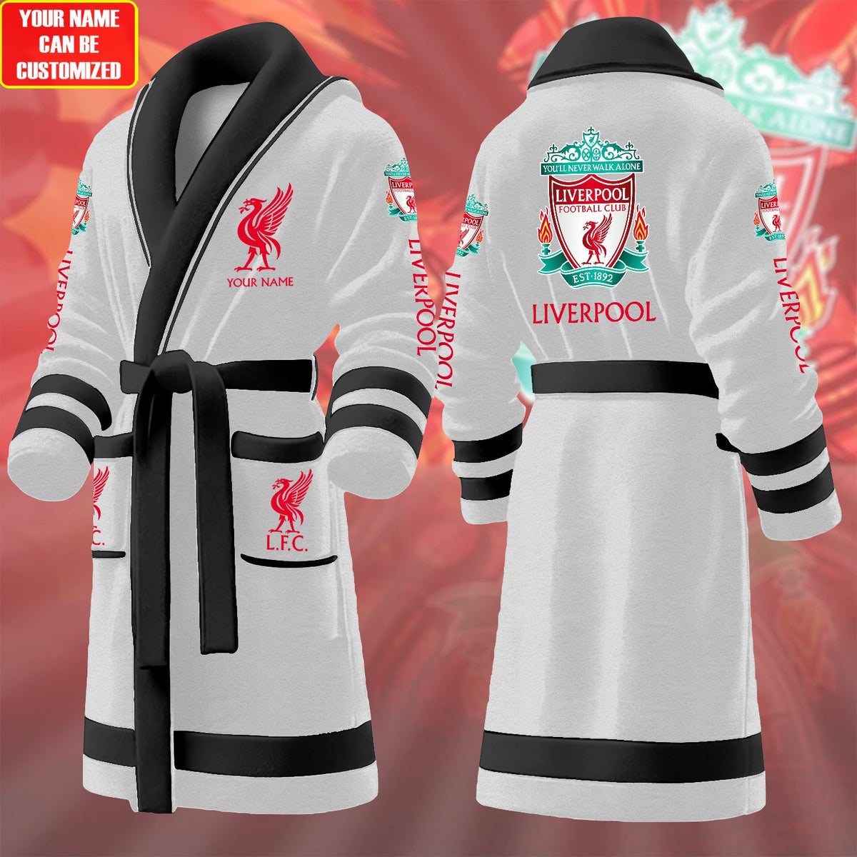 Personalized LFC Fleece Bathrobe