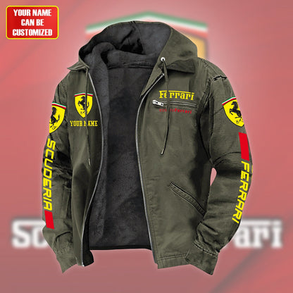 Personalized SF Fur lining Paddle Jacket