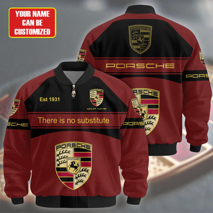 Personalized Pors Vintage Printed Bomber Jacket P161006