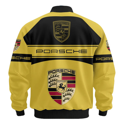 Personalized Pors Vintage Printed Bomber Jacket P161006