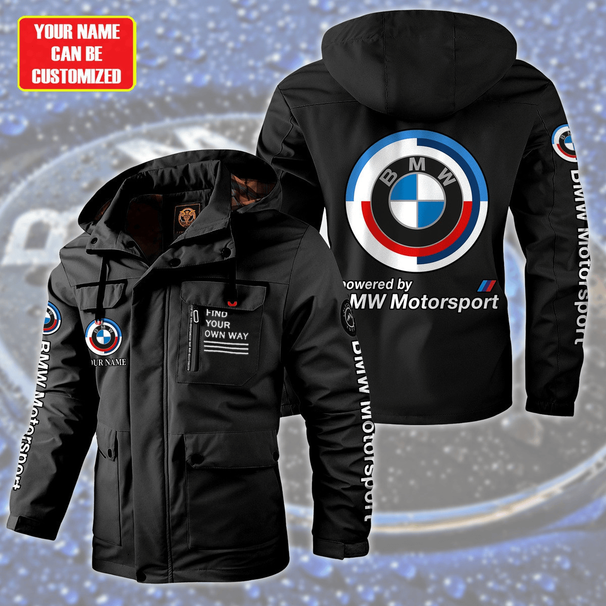 BW Motorsport Windbreaker Hooded Jacket Q171002